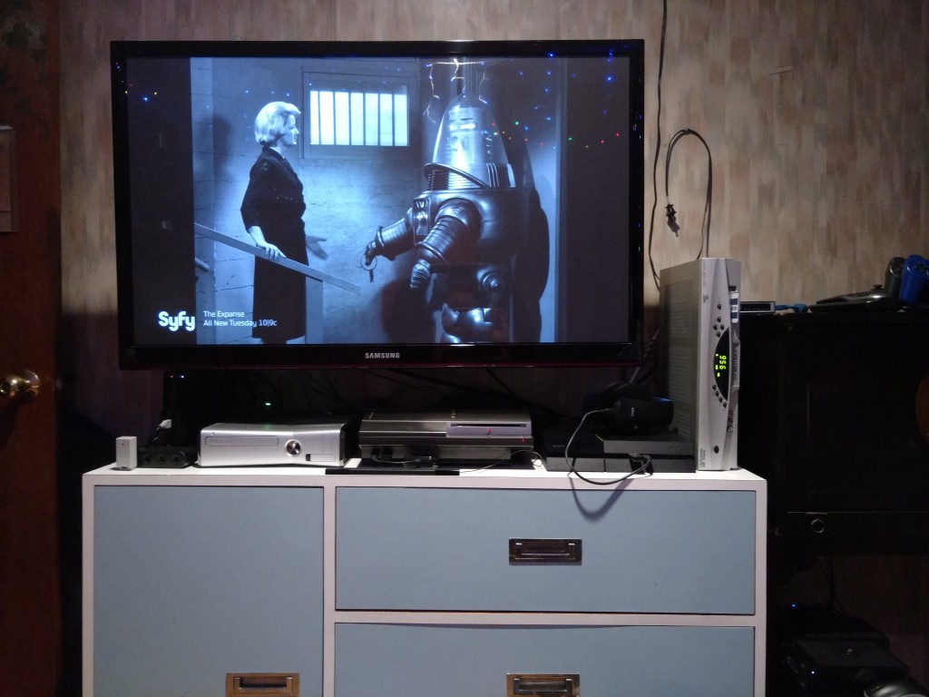 Mounted TV